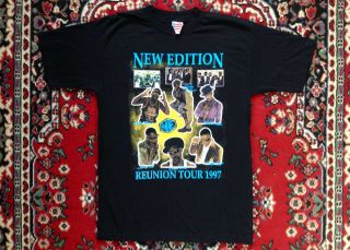 Rare True Vintage 90s Edition R&b Rap Shirt Usa Single Stitch Nos