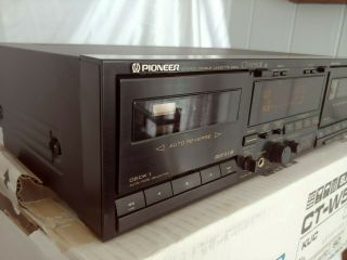 Pioneer CT - W550R dual Cassette Deck (Vintage) 1991 2