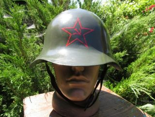 - Authentic Ww2 Wwii Relic Soviet Red Army Helmet " CШ 36 Halgingolka " 11