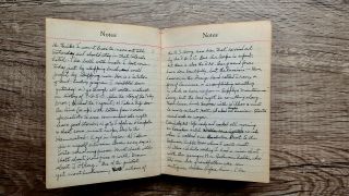 Circa 1943 Handwritten Diary American Journalist Russia Persia Ww Ii Rare 100 Pp