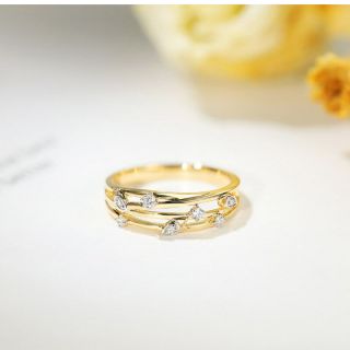 100 Natural Diamond 14k White Yellow Rose Gold Custom Brilliant Ring R51