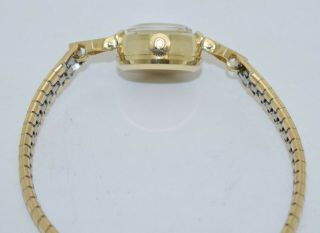 Vintage 14K GOLD OMEGA LADYMATIC 17 - Jewel Automatic 455 14 - Karat Gold Case S5602 6