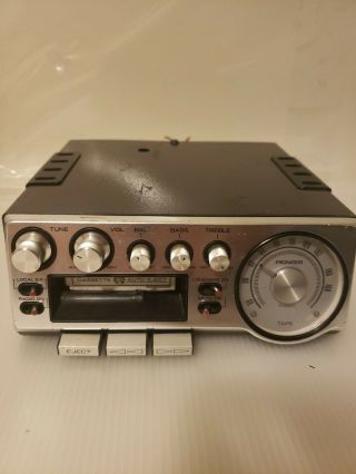 Vintage Pioneer Kp - 500 Tuner Cassette Player Car Stereo