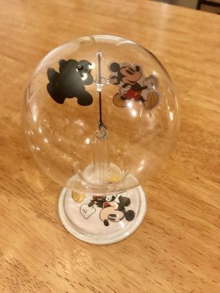 Vintage Very Rare Mickey Mouse Spinning Radiometer Solar Sphere Souvenir