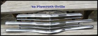 Vintage 1949 Plymouth Grille Special Deluxe Convertible Suburban Coupe Mopar Oem