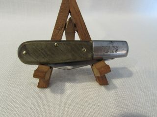 Vintage Ulster Usa 100t Old Timer Barlow Pocket Knife C.  1940 - 60 