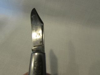 Vintage Ulster USA 100T Old Timer Barlow Pocket Knife C.  1940 - 60 ' s Giveaway 5