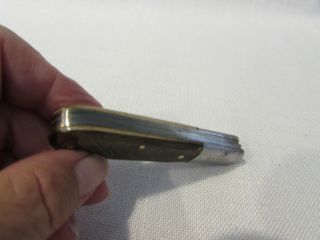 Vintage Ulster USA 100T Old Timer Barlow Pocket Knife C.  1940 - 60 ' s Giveaway 7