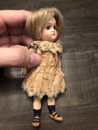 Antique 5.  5” Early Closed Mouth Kestner Doll Mold 192 W Antique Clothes 3