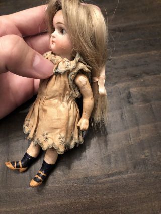 Antique 5.  5” Early Closed Mouth Kestner Doll Mold 192 W Antique Clothes 4