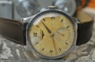 LONGINES CALATRAVA CALIBRE 12.  68Z GENTS VINTAGE WATCH FOR SPARES/REPAIRS ONLY 2