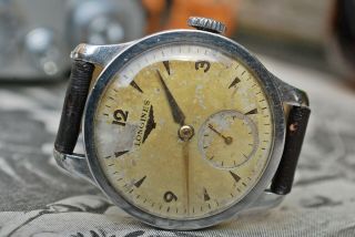LONGINES CALATRAVA CALIBRE 12.  68Z GENTS VINTAGE WATCH FOR SPARES/REPAIRS ONLY 4