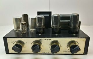 Vintage Grommes ” Little Jewel “ Lj6 Mono Vacuum Tube Amp Powers On