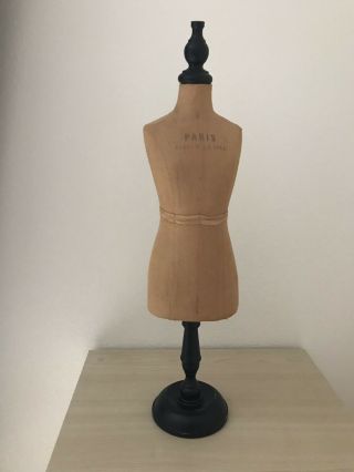 Restoration Hardware Mini Dressform Paris - Antique Design.  Fits American Girl