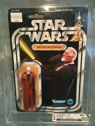 Vintage Star Wars Obi - Wan Kenobi 12c Cas 80,  (80,  85,  85) Almost Straight 85s