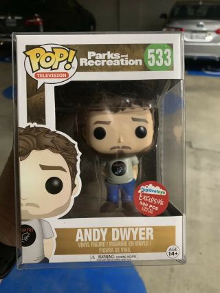 Parks And Rec Andy Dwyer Funko Pop 533 Le 500 Fugitive Toys Rare