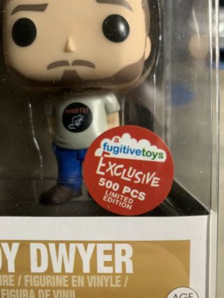 Parks And Rec Andy Dwyer Funko Pop 533 LE 500 Fugitive Toys RARE 2