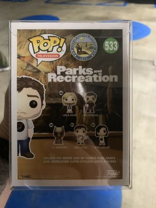 Parks And Rec Andy Dwyer Funko Pop 533 LE 500 Fugitive Toys RARE 3