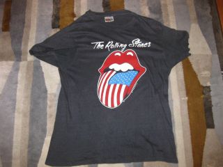 Rolling Stones 1981 North American Tour Shirt Vtg Vintage Mick Jagger Large L