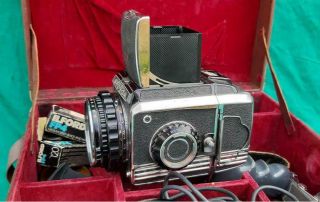 Vintage Bronica S2A 6 x 6 Medium Format Camera with 75mm Nikkor - P Lens Outfit 3