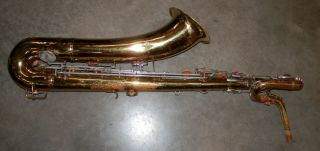 Vintage 1965 Conn Model 12M Bari Sax Baritone Saxophone 3