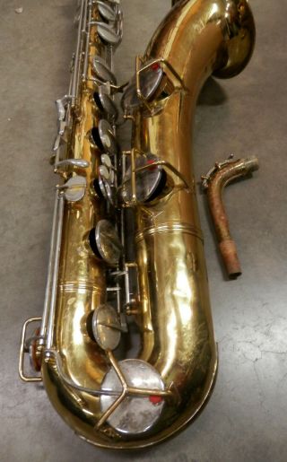 Vintage 1965 Conn Model 12M Bari Sax Baritone Saxophone 7