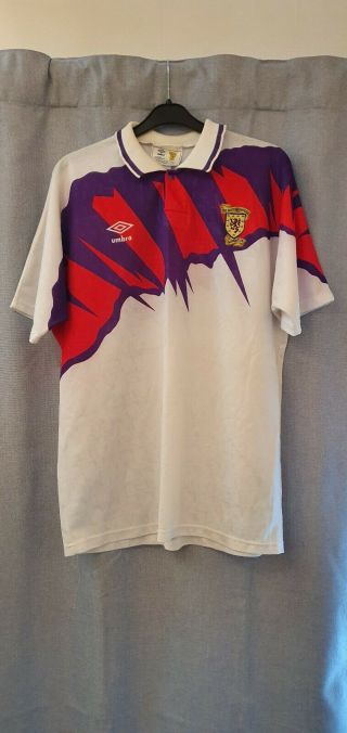 Vintage Scotland Away Shirt 91 - 93