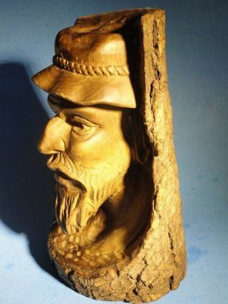 FINE VINTAGE DON QUIXOTE WOOD CARVING 8 