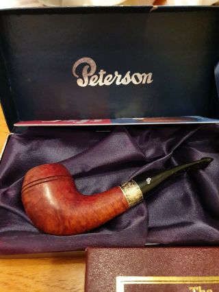 Vintage Peterson Sherlock Holmes Silver Mounted Pipes 2
