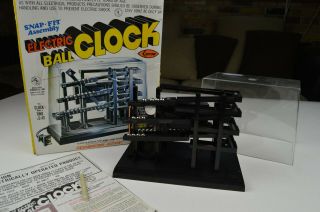 1978 Arrow Handicraft Corporation Electric Ball Bearing Clock Vtg Gimicky