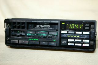 Vintage Kenwood KRC - 838 am/fm cassette car stereo Lamborghini Ferrari BMW 4
