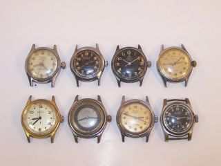 Vintage Military Style Watches,  Wyler Helvetia Crawford Laco - Sport,  Hidex Pronto,