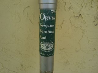 Orvis Battenkill 8 Foot 4 1/8oz - 2 Tip - Impregnated Bamboo Fly Rod For Hdg 6