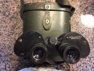 Edmund Scientific (Bausch and Lomb) 7X50 Binoculars with M44 case 3