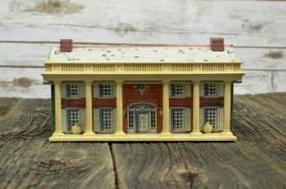Vintage MARX Tin Litho 1859 Civil War Brick House Playset Building Only 2