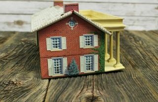 Vintage MARX Tin Litho 1859 Civil War Brick House Playset Building Only 6