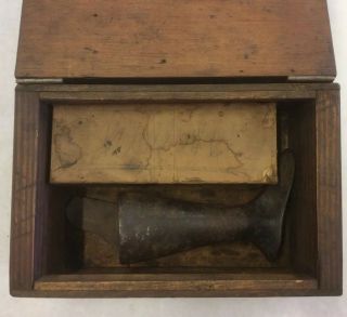 Vintage Cobbler Shoe Repair Tools And Box
