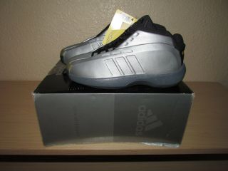 2000 Adidas Kobe Crazy Silver/black Vintage Size 11.  5 Kids