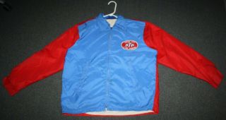 2 Vintage Nascar Racing Jacket (l) Nylon Winston Cup Richard Petty Era