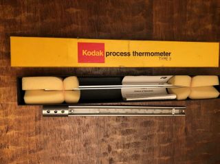 2 - Kodak Camera Film Tank and Tray Thermometers for Photo Developing Vintage 2