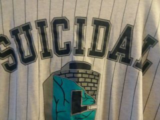 Suicidal Tendencies Vintage Baseball Jersey 1993 Punk Thrash Concert Shirt RARE 8
