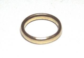 . 916 22ct Yellow Gold 1953 - 54 Birmingham Assay D - Band Wedding Ring,  7.  1g - L28
