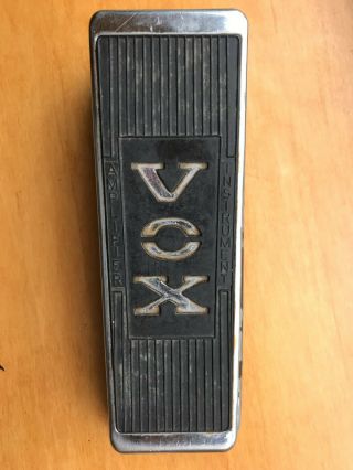 Vintage 1977 Vox V846 Wah - Wah Guitar Effects Pedal