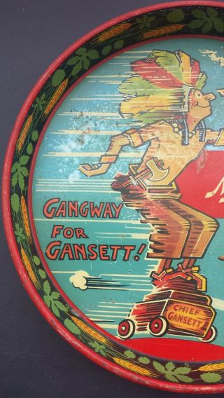 Vintage Dr.  Seuss Narragansett Beer Tray - 1940 ' s Chief Gansett 2