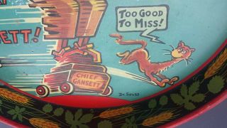 Vintage Dr.  Seuss Narragansett Beer Tray - 1940 ' s Chief Gansett 5