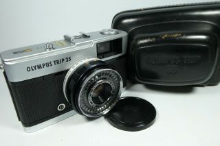 Old Vintage Olympus Trip 35 Compact 35mm Film Camera