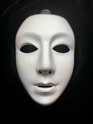 1983 Vintage Cesar Mask Painted Female Converted White.  Joey Jordison.  Tagged