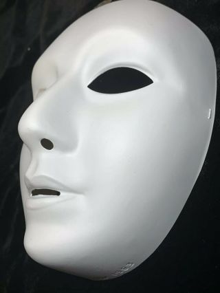 1983 vintage Cesar Mask Painted Female Converted White.  Joey Jordison.  Tagged 2