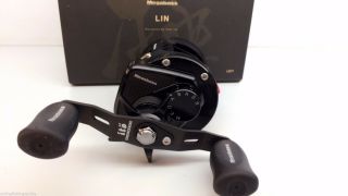 MEGABASS Lin 10L Left LIMITED Rare Lin10L Reel Priority 2days ship to Usa 4