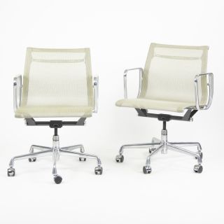 2007 Eames Herman Miller Aluminum Group Executive Desk Chair Mesh 4x Avail